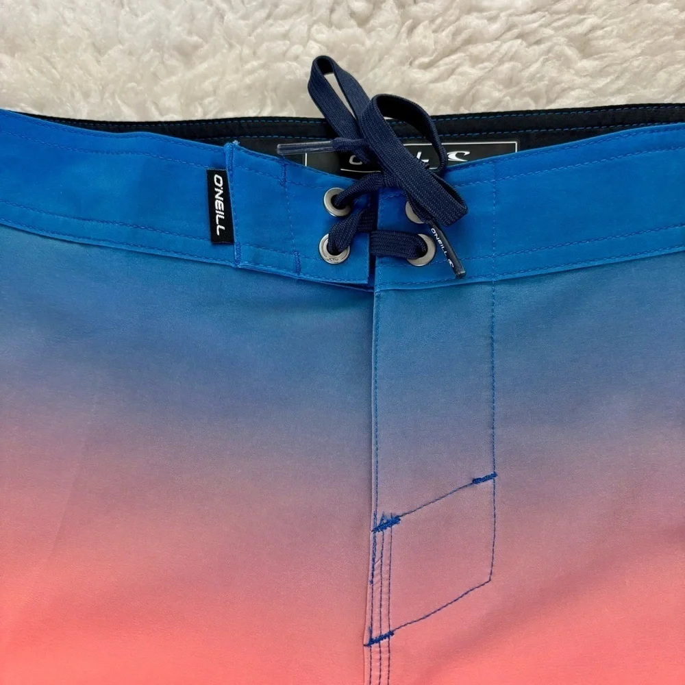 O’Niell Gradient Swim Shorts - Blue, Pink, Yellow